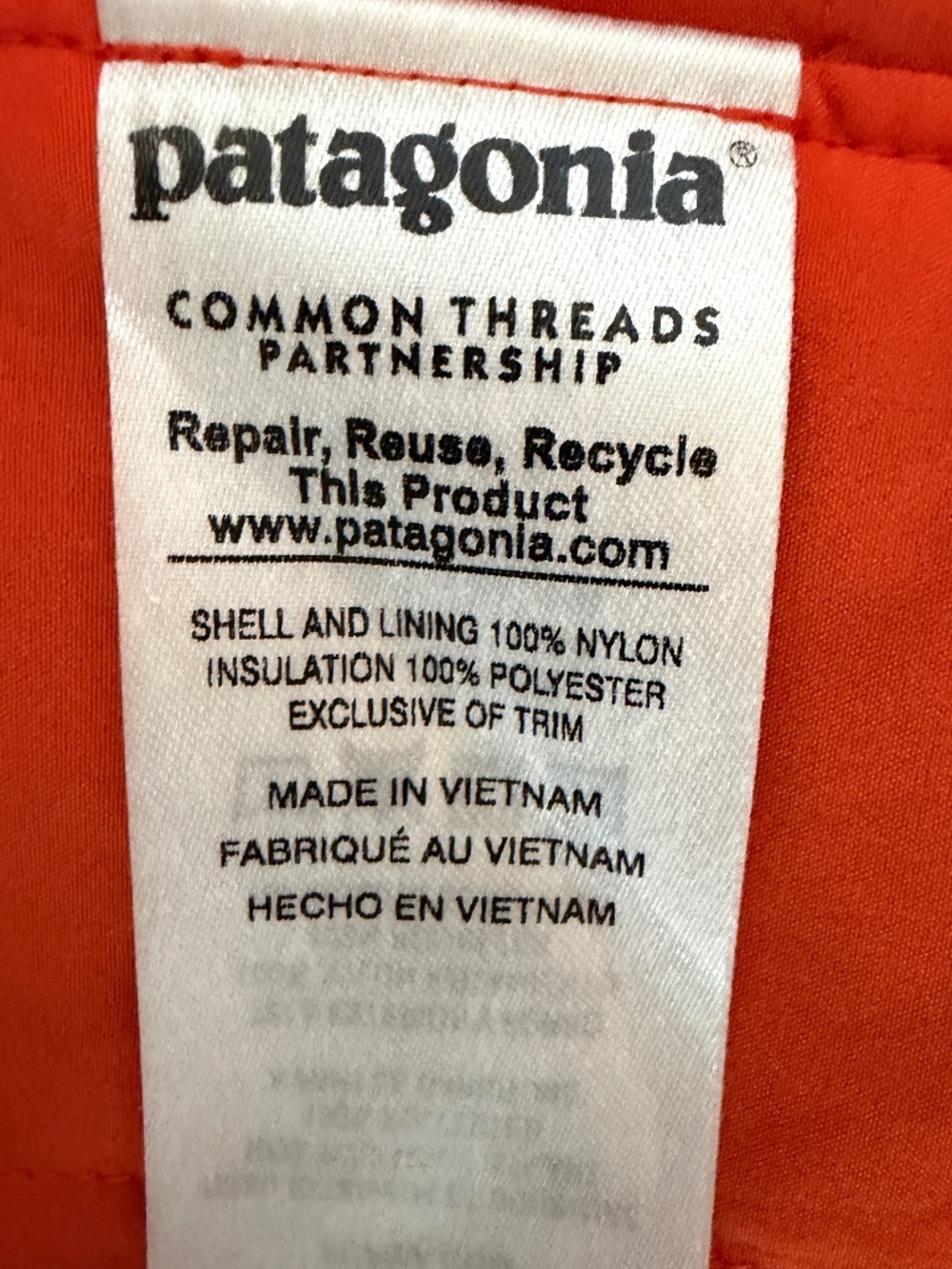 Patagonia Nano Air Light Hoodie Pullover Mens Blue Orange Size Large - Picture 13 of 15